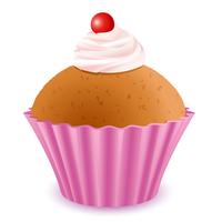 Yummy Cup Cake vector