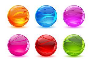 Set of Crystal Ball vector