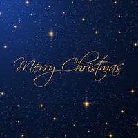 Christmas starry background vector