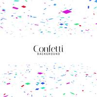 Abstract colorful confetti background vector