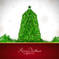 Merry Christmas elegant decorative background vector