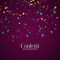 Abstract decorative colorful confetti background vector