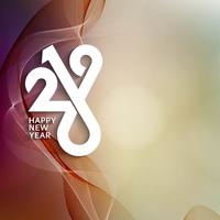Abstract modern New Year 2019 decorative background