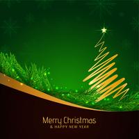 Abstract Merry Christmas beautiful celebration background vector