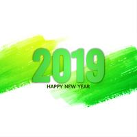 Elegant modern New Year 2019 background vector