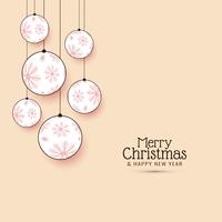 Abstract Merry Christmas background vector