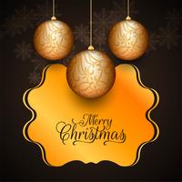 Abstract Merry Christmas stylish background vector