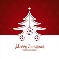 Abstract Merry Christmas celebration elegant background vector