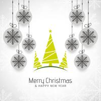 Abstract Merry Christmas festival greeting background vector