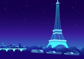 Ilustración vectorial de paris vector