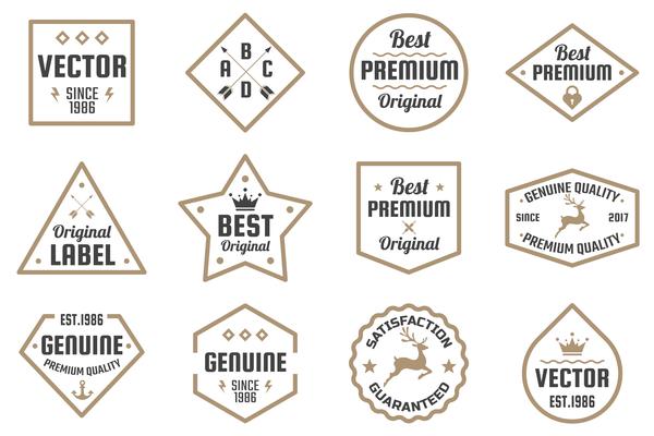 Vintage Retro Vector Logo for banner