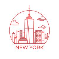 New York Freedom Tower vector