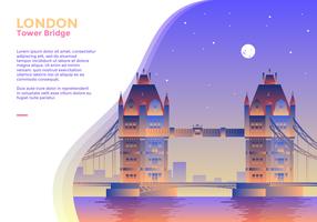 Torre puente londres vector