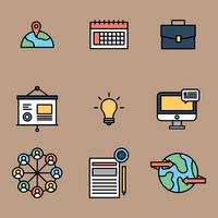 International Business Outlined Icons