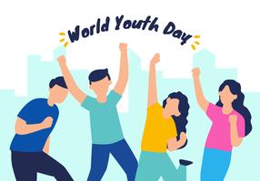 World Youth Day Vector Illustration