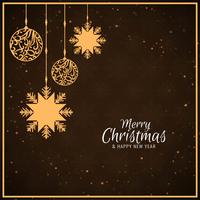 Abstract Merry Christmas celebration background design
