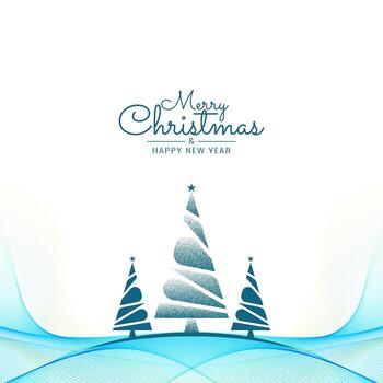 Merry Christmas festival celebration background vector