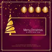 Abstract Merry Christmas stylish background vector