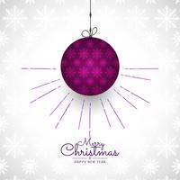 Merry Christmas festival celebration greeting background vector