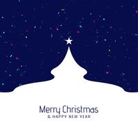 Abstract Merry Christmas festival greeting background vector