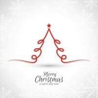 Abstract Merry Christmas stylish decorative background vector