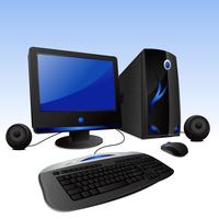 Desktop Computer vector