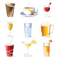 Beverages vector