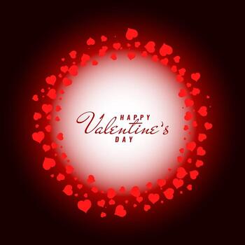 Resumen hermoso día de San Valentín hermoso fondo vector