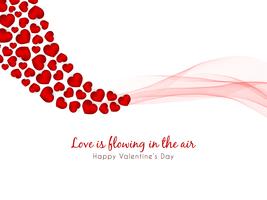 Abstract beautiful Happy Valentine's Day background vector