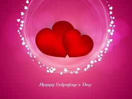 Abstract Happy Valentine's Day lovely background vector