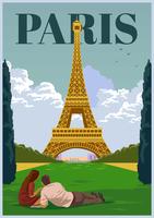 Paris Landmark vector