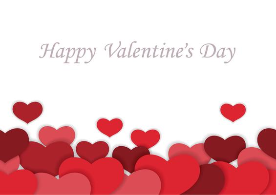 Valentine’s Day seamless vector background.