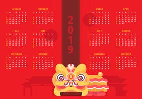 Chinese Calendar Vector Art Icons And Graphics For Free Download