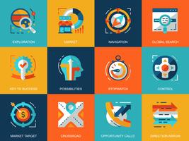 Business Elements Icon Set vector