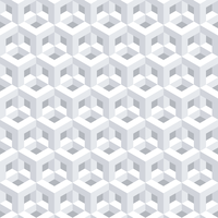 Abstract 3D Geometric White Background vector