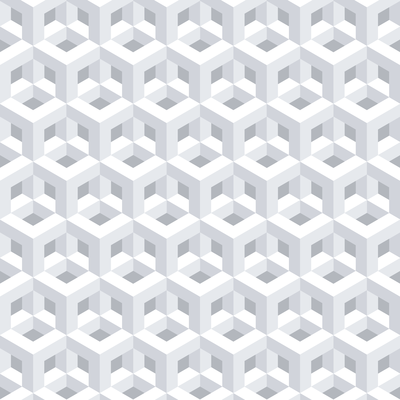 Abstract 3D Geometric White Background