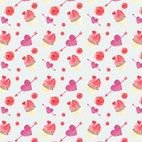 Cute Valentine's Pattern  vector