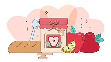 Apple Jam Vector