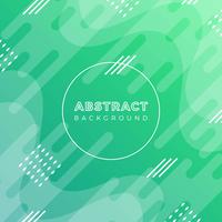 Flat Modern Green Abstract Vector Background