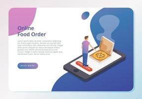 Online Food Order Concept vector