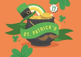 St Patricks Day Background Banner Design Vector