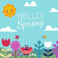 Hello Spring Backgrounds
