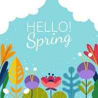 Beautiful Spring Backgrounds vector