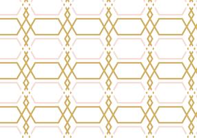 Geometric Rose Gold Pattern Background vector