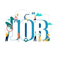 Job search recruitment concept