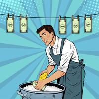 Money laundering business concept vector