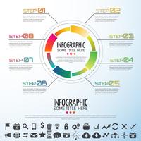infografía plantilla de diseño vector