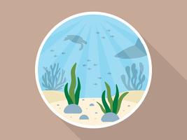 Awesome Ocean Background Vector	