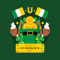 Vector del día de San Patricio