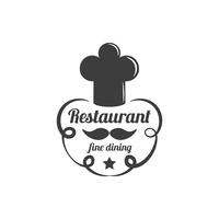 Restaurante Lablel. Logotipo del Servicio de Alimentación. vector